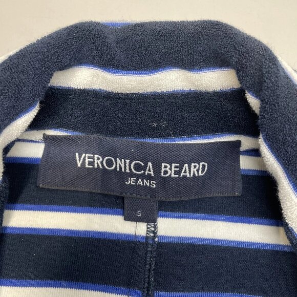 Veronica Beard Women’s Ortiz Striped Terry Cotton Blazer - Picture 5 of 6
